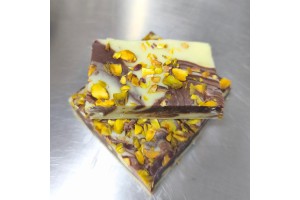 Chocolate Pistachio Fudge